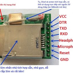 Module sim900A cùng Code và Tài liệu hướng dẫn